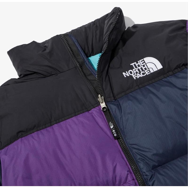 TNF 北臉 The north face 1996 nuptse 拼接色 羽絨外套-細節圖3