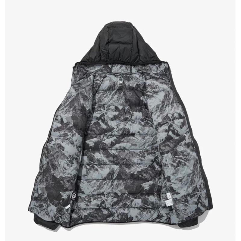 THE NORTH FACE VERMONT DOWN 連帽 羽絨外套 黑雪山 NJ1DN69A-細節圖3