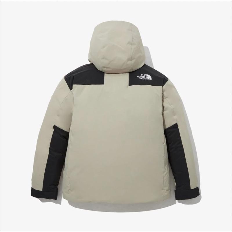 The north face Air heat DOWN 拼接防水羽絨外套 奶茶色-細節圖2