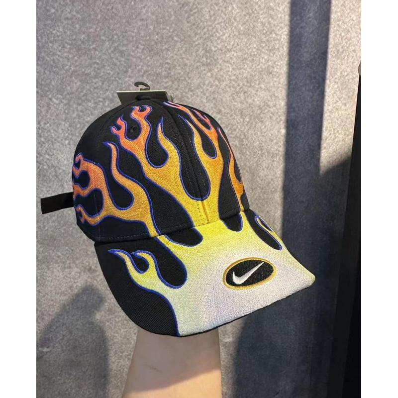 NIKE 刺繡火焰 老帽-細節圖3