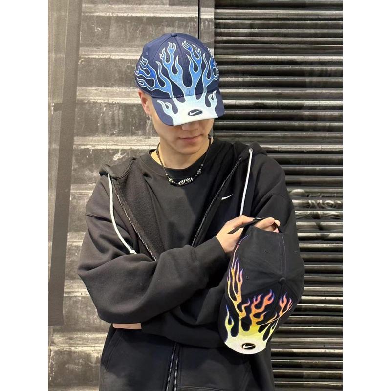 NIKE 刺繡火焰 老帽-細節圖4