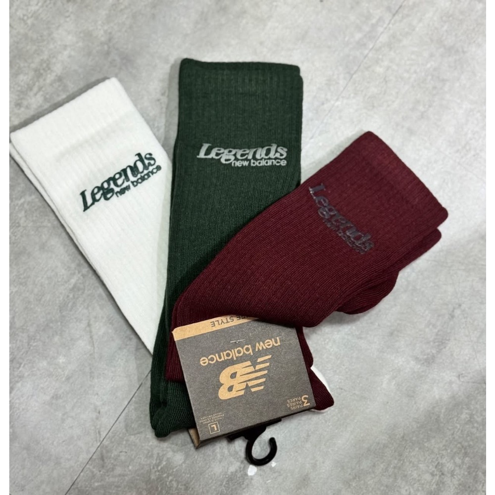 New balance 長襪紅綠白三件組-細節圖2
