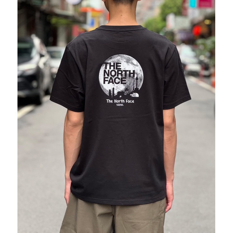 韓國白標 北臉 TNF The north face 首爾 城市限定 月球短tee-細節圖2