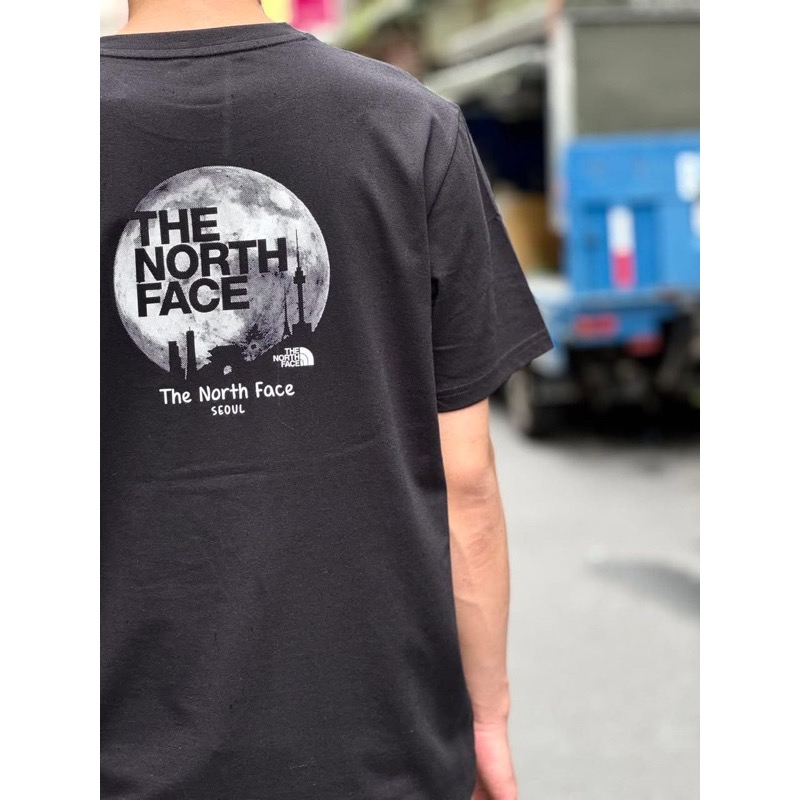 韓國白標 北臉 TNF The north face 首爾 城市限定 月球短tee-細節圖3