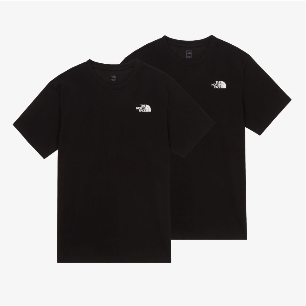 韓國 TNF 北臉 The north face 素短tee 兩件組-細節圖2