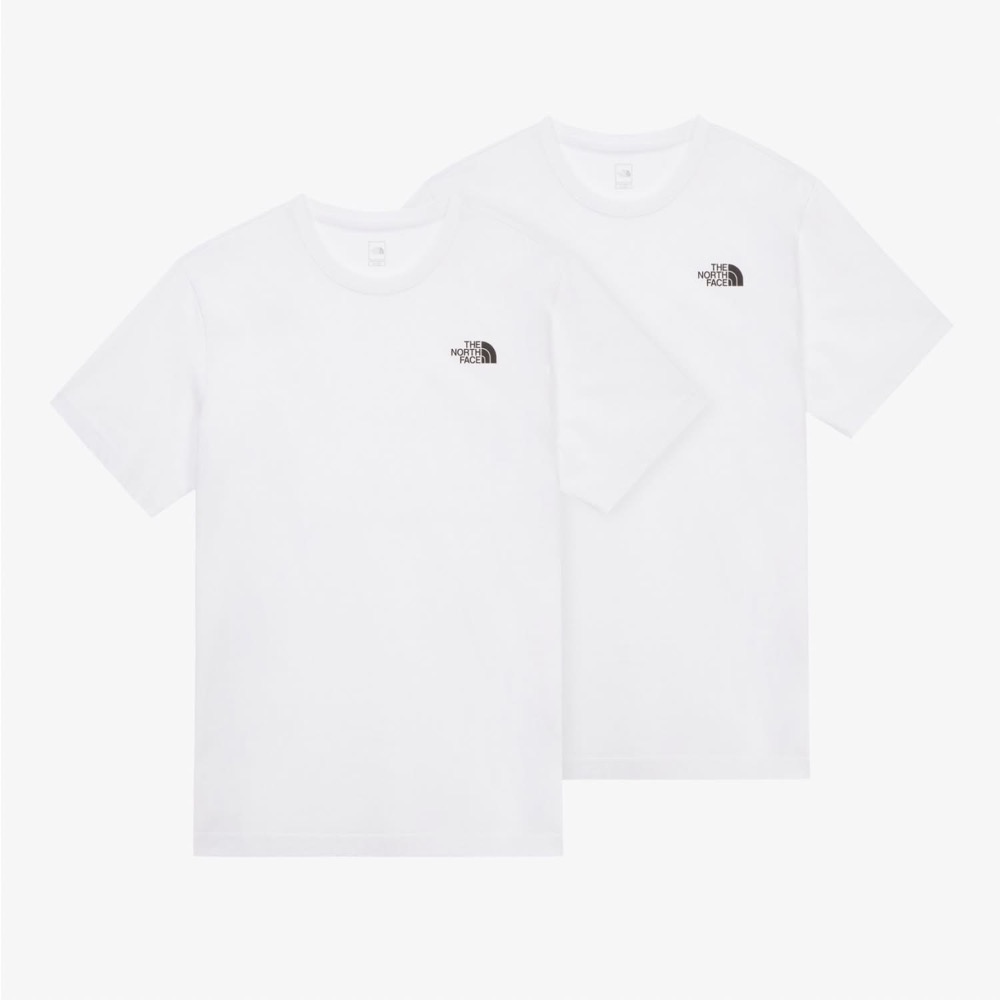 韓國 TNF 北臉 The north face 素短tee 兩件組-細節圖3