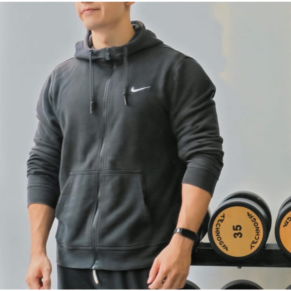 NIKE 厚磅刺繡連帽外套-細節圖2