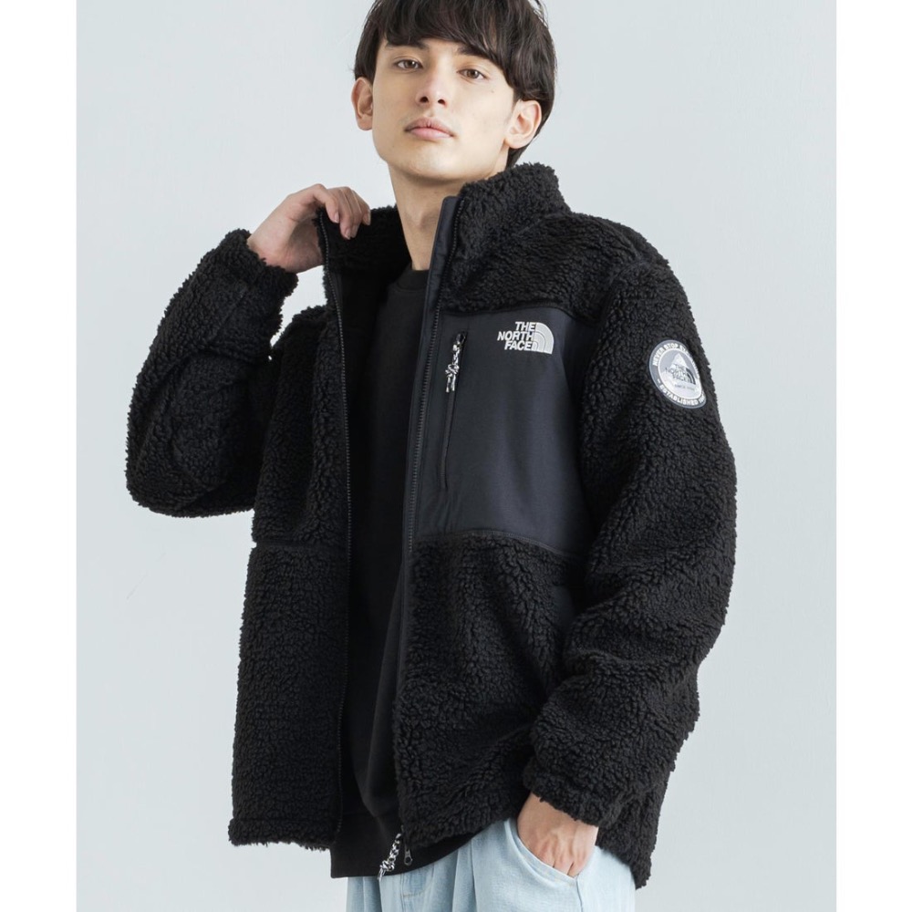 韓線The north face play green fleece 羊毛絨外套 大童-細節圖3