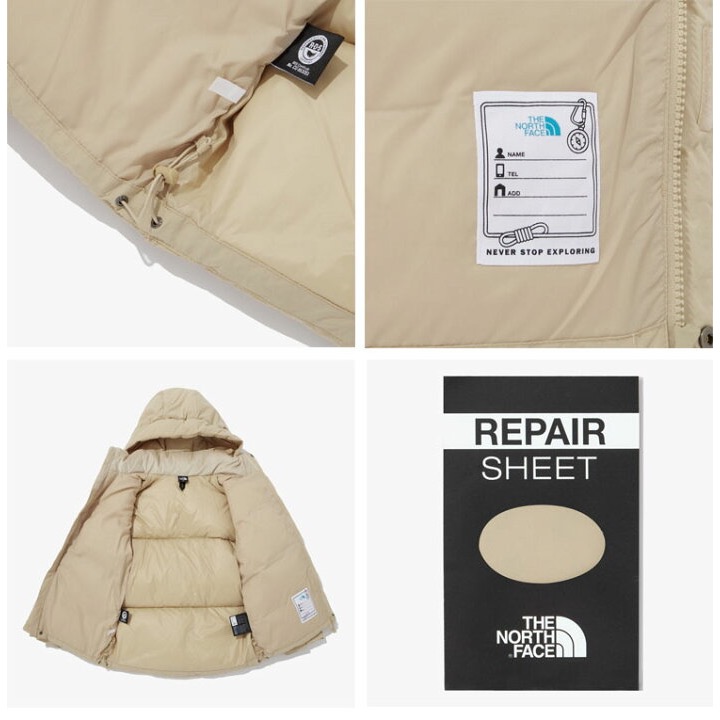 the north face 羽絨連帽外套大童NJ1DP55T-細節圖3