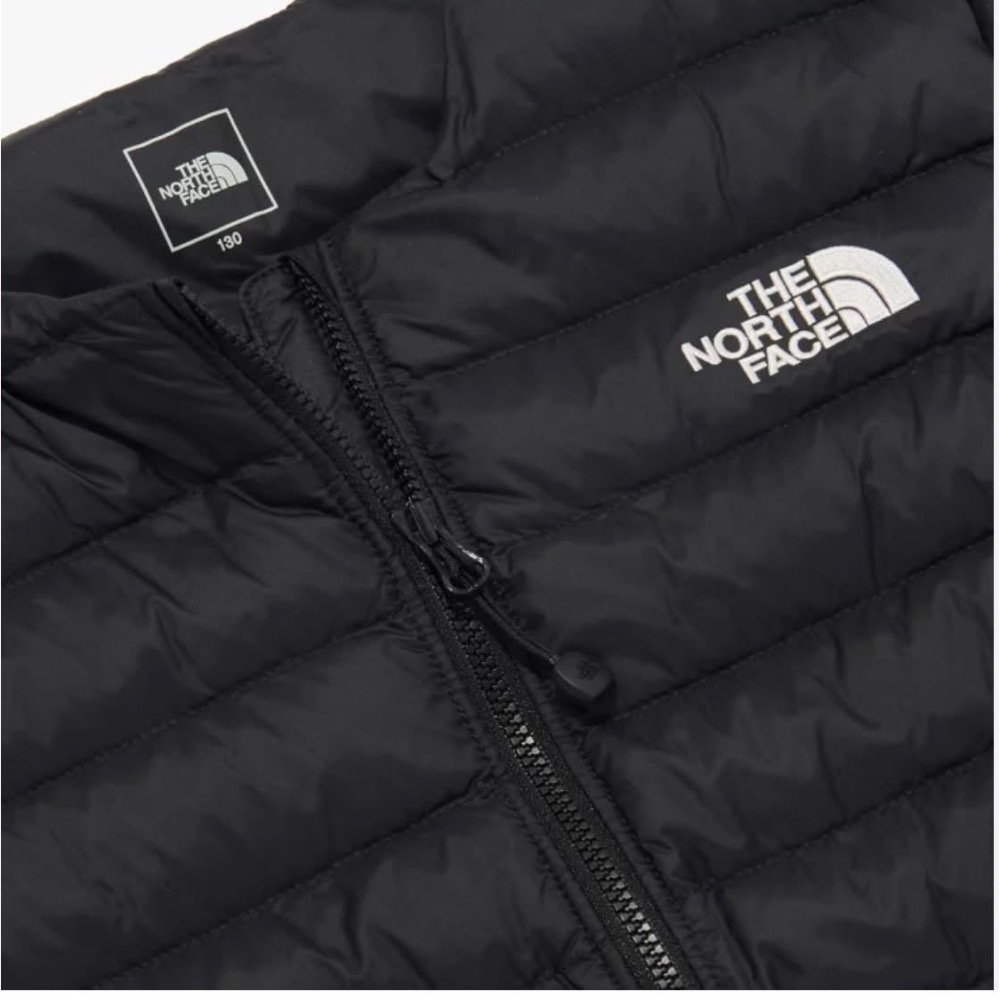 韓國 The north face On Ball Cardigan 開領保暖外套 大童款-細節圖4