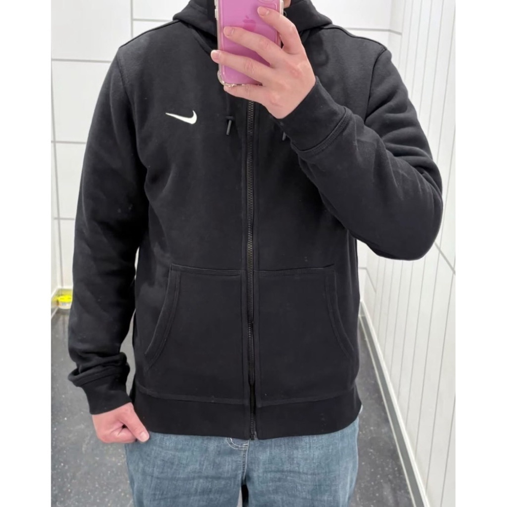 Nike Swoosh 刺繡勾 內刷毛 連帽外套-細節圖2