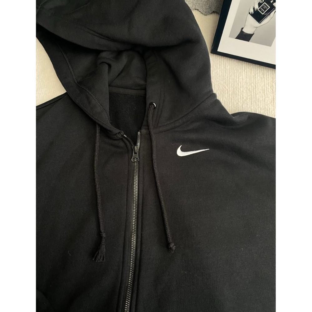 Nike Swoosh 刺繡勾 內刷毛 連帽外套-細節圖3