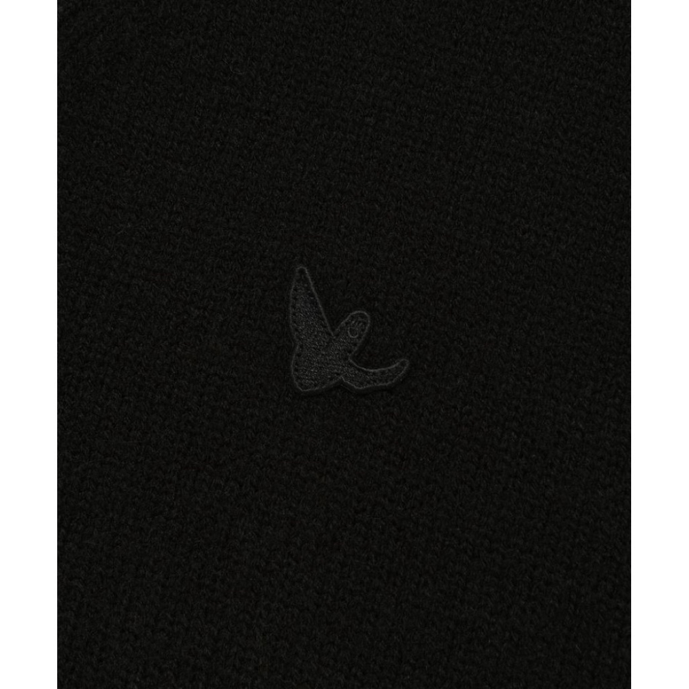 WHAT IT ISNT 黑鬼鬼刺繡針織外套-細節圖7