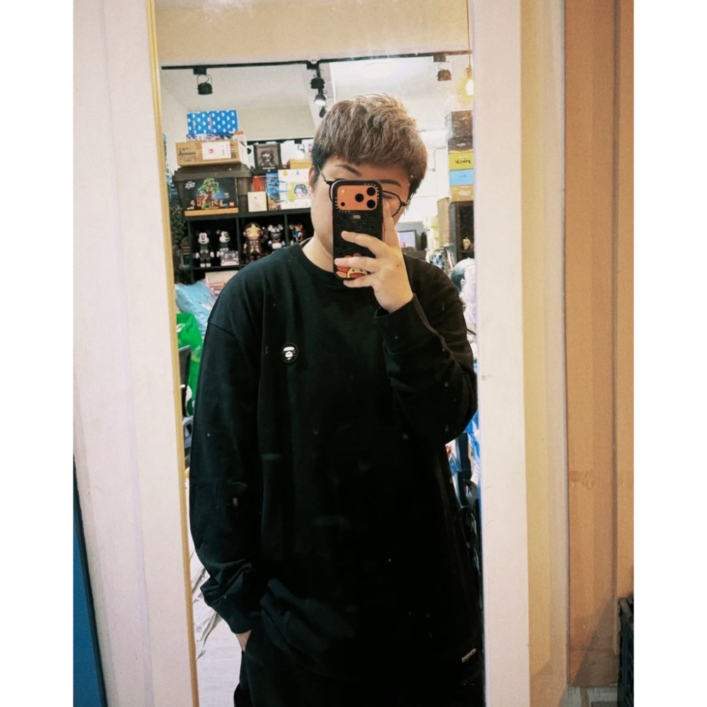 AAPE BY A BATHING APE 猿人頭長TEE-細節圖2