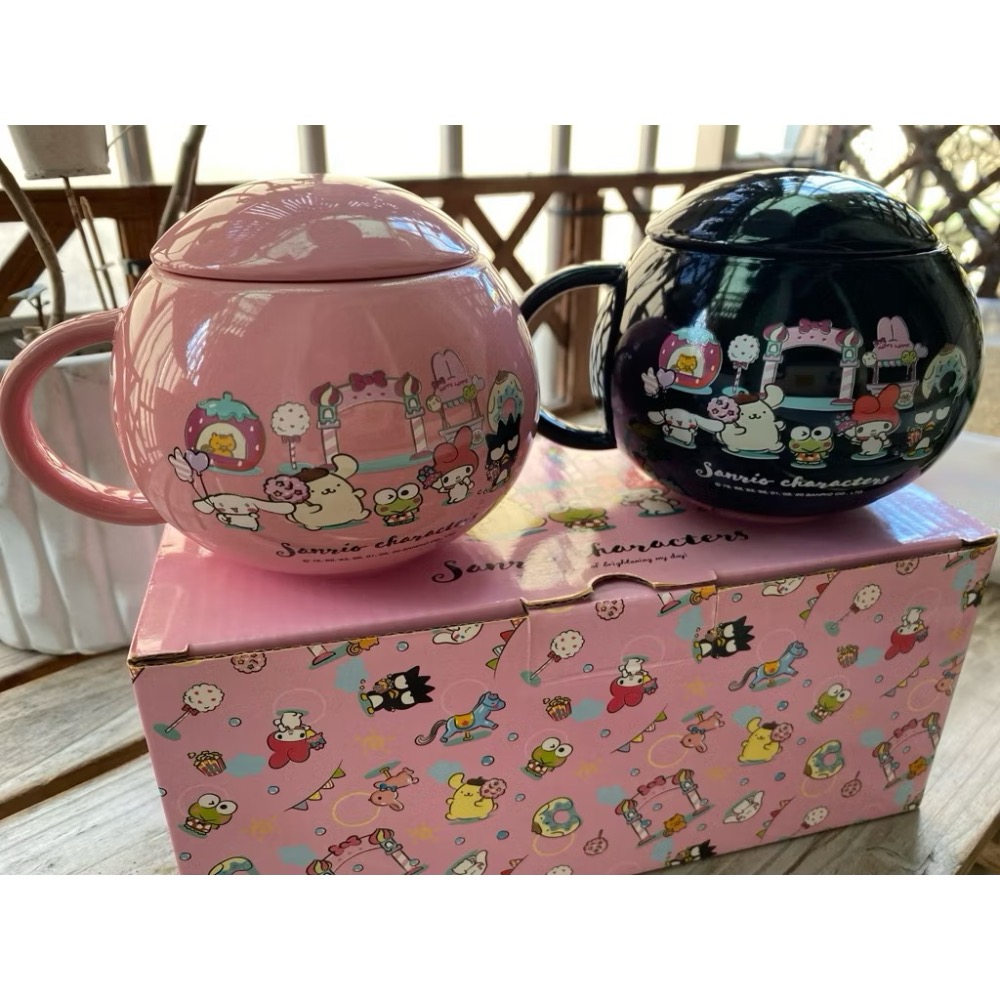 Melody&庫洛米兩入造型陶瓷杯組（全新）-細節圖2