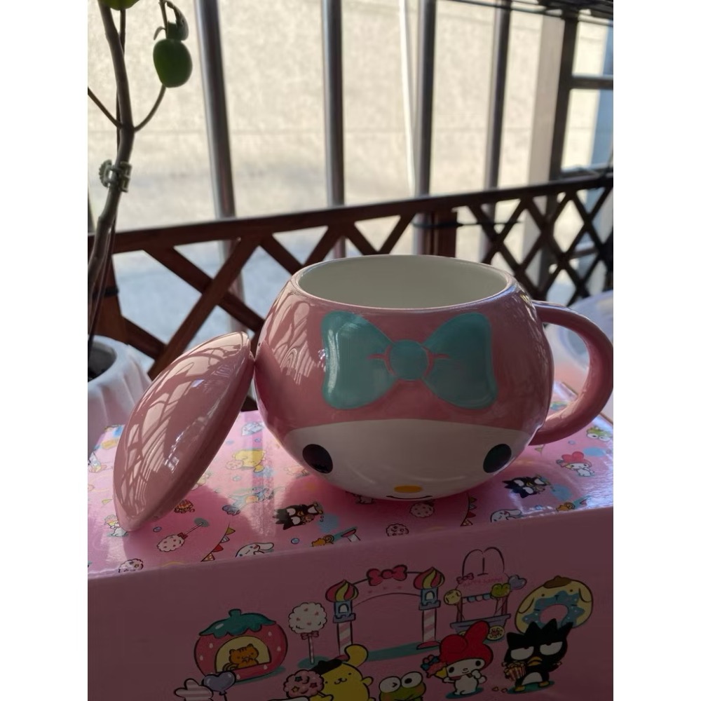 Melody&庫洛米兩入造型陶瓷杯組（全新）-細節圖3