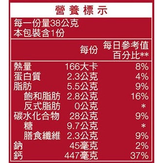 #184592 桂格 減糖黑十穀 38公克 X 50入-細節圖2