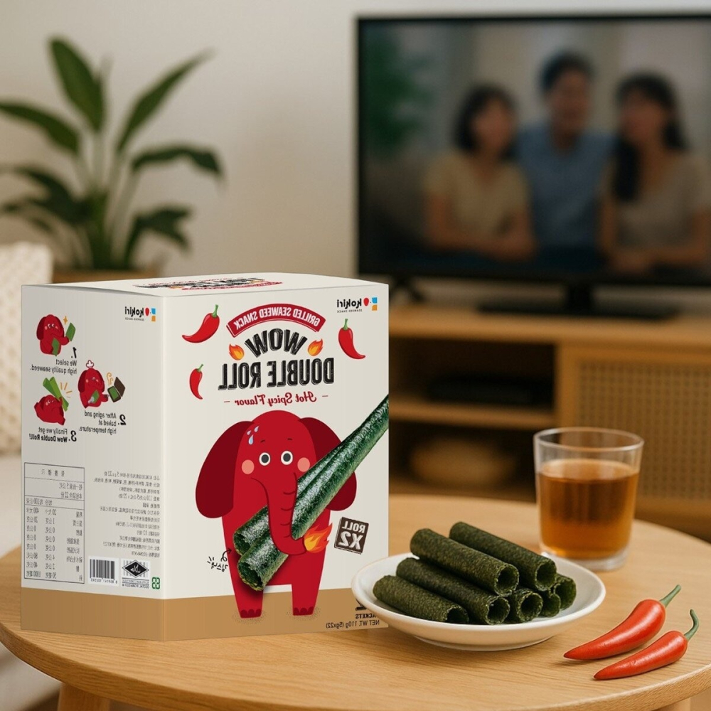 #1212070 (線上) Kokiri 哇象海苔捲辣味 5公克 X 22袋-細節圖3