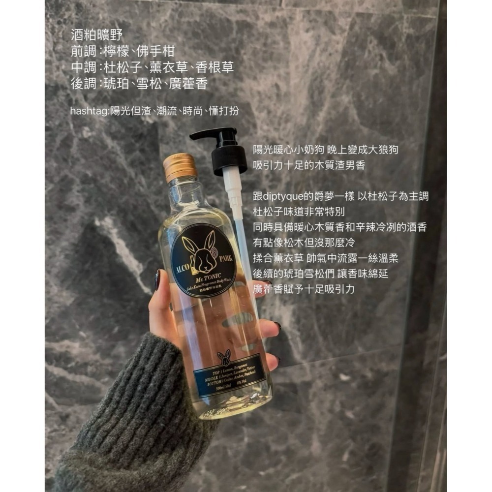 alcopark調酒沐浴乳 安恩團-細節圖3