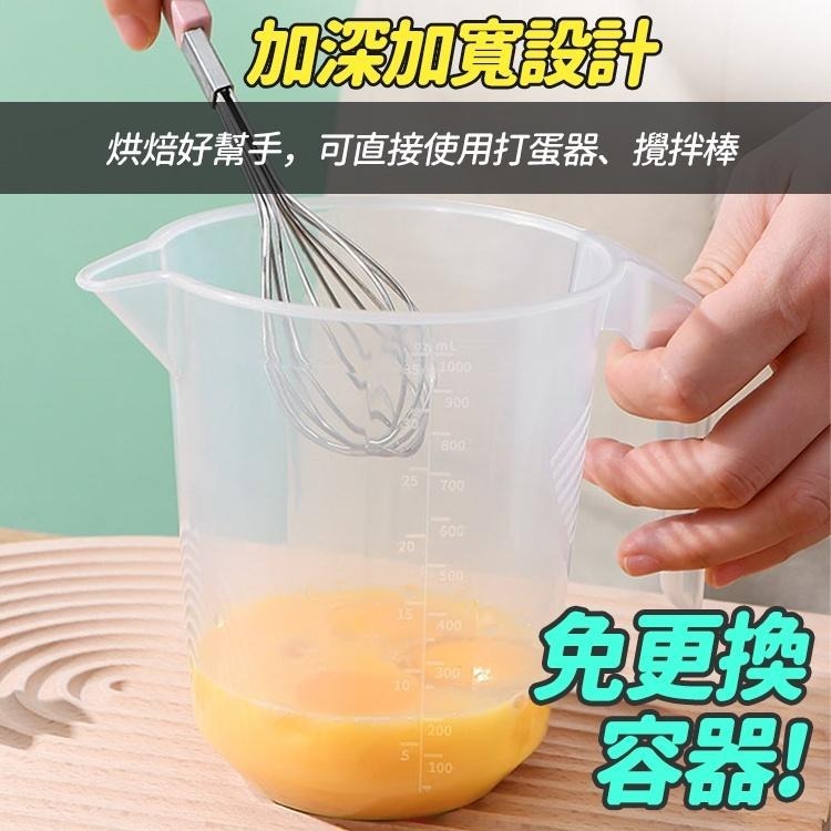 【台灣快速出貨】1100ml大容量防滑刻度量杯 提把食品用刻度杯 烘焙工具 液體杯 牛奶飲料杯 量杯 廚房廚具 收納女王-細節圖6