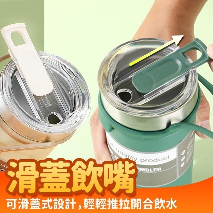 【台灣快速出貨】710ml 304不鏽鋼保溫咖啡杯(送手提繩) 雙層真空保冰杯 保溫瓶 保冷杯 隨行杯 環保杯 飲料杯-細節圖5