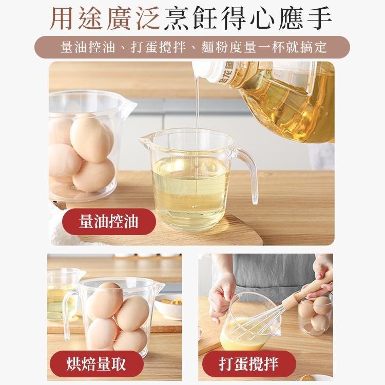 【台灣快速出貨】高級加厚量杯計量杯 提把食品用刻度杯 烘焙工具 液體杯 牛奶飲料杯 測量杯 廚房廚具 收納女王-細節圖7