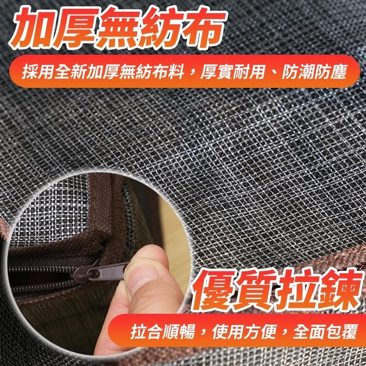 【台灣快速出貨】54/27L 大容量加厚床下棉被袋 收納袋 布藝收納袋 沙發下整理袋 衣物置物袋 窄縫收納袋 收納女王-細節圖4