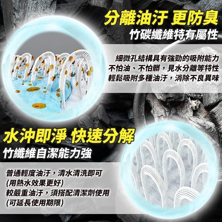 【台灣快速出貨】高級竹炭超吸水吸油抹布 極細纖維洗碗布 不刮傷洗碗巾 擦拭布 擦車布 廚房用品 居家用品 收納女王-細節圖5