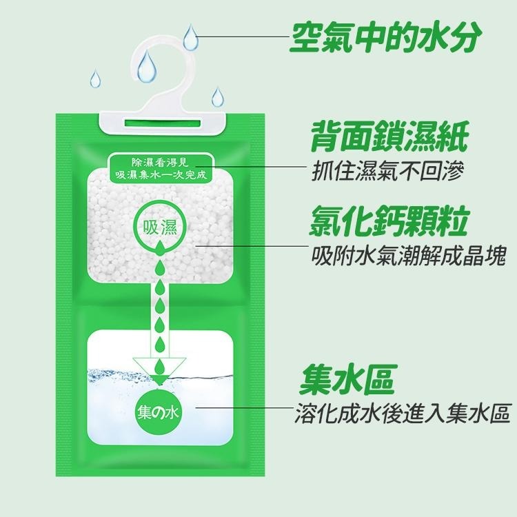 【台灣快速出貨】日系大容量可掛式防潮除濕袋  吊掛式除溼袋 防潮袋 除濕包 除濕劑 衣櫃防潮包 乾燥包 吸水袋 收納女王-細節圖5