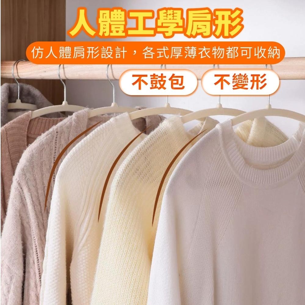 【台灣快速出貨】葡萄牙風植絨衣架 防滑衣架 無痕衣架 曬衣架 晾曬架 掛衣架 止滑衣架 衣架 絲絨衣架 衣櫃收納架-細節圖3