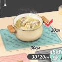 【台灣快速出貨】耐高溫矽膠瀝水墊 瀝水墊 防燙墊 餐具墊 隔熱墊 氣炸鍋墊 烤箱墊 鍋墊 墊子 廚房居家用品 收納女王-規格圖9