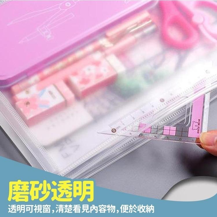 【台灣快速出貨】A4透明文件袋 PVC拉鍊袋 B6 A5磨砂袋 收納袋 資料夾 公文袋 資料袋 作品袋 證件袋 護照包-細節圖5