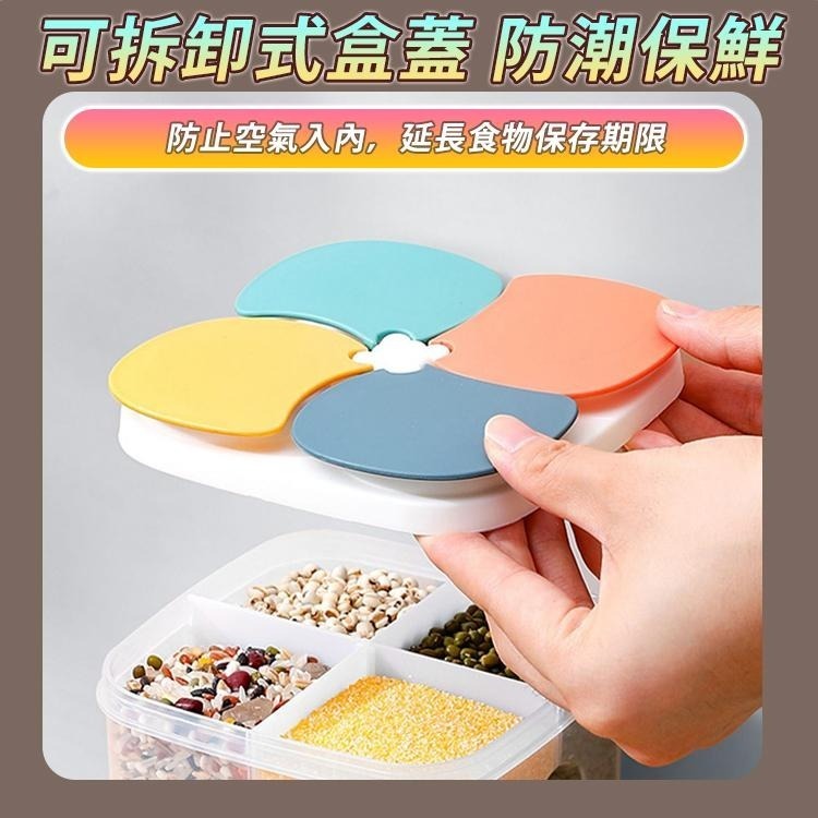 【台灣快速出貨】北歐風食品分格保鮮雜糧罐 儲物罐 保鮮罐 儲米罐 雜糧桶 防潮罐 飼料桶 密封罐 收納女王-細節圖4