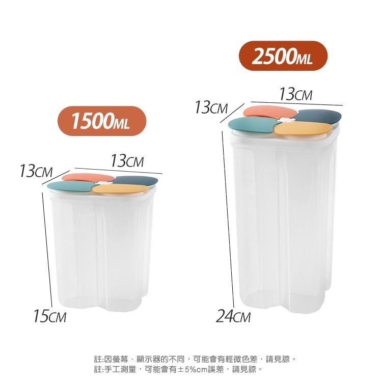 【台灣快速出貨】北歐風食品分格保鮮雜糧罐 儲物罐 保鮮罐 儲米罐 雜糧桶 防潮罐 飼料桶 密封罐 收納女王-細節圖9