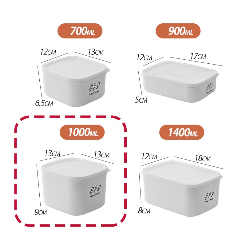 【台灣快速出貨】可微波 米飯定量分裝盒 冷凍保鮮盒 收納盒 小菜盒 小飯盒 雜糧飯盒 輔食盒 冰箱收納保鮮 收納女王-規格圖9