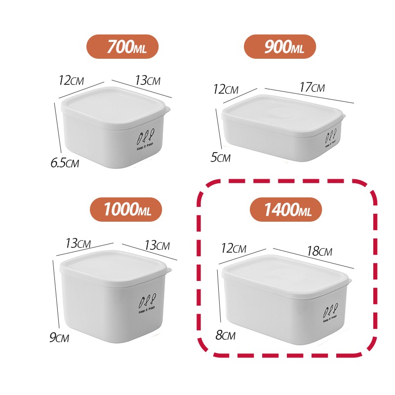 【台灣快速出貨】可微波 米飯定量分裝盒 冷凍保鮮盒 收納盒 小菜盒 小飯盒 雜糧飯盒 輔食盒 冰箱收納保鮮 收納女王-規格圖9