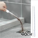 【台灣快速出貨】46cm 60cm加長可彎曲水管刷 螺旋毛清潔刷 管道清理器 排水孔刷 水槽清潔刷 廚房水槽疏通器-規格圖9