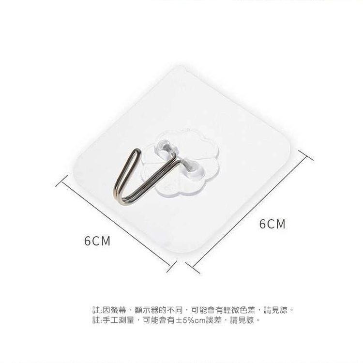 【台灣快速出貨】透明無痕不鏽鋼掛鉤 收納用品 居家 廚房 浴室掛勾 浴廁掛鉤 衣架掛勾 廚房用品 整理用品 收納女王-細節圖2
