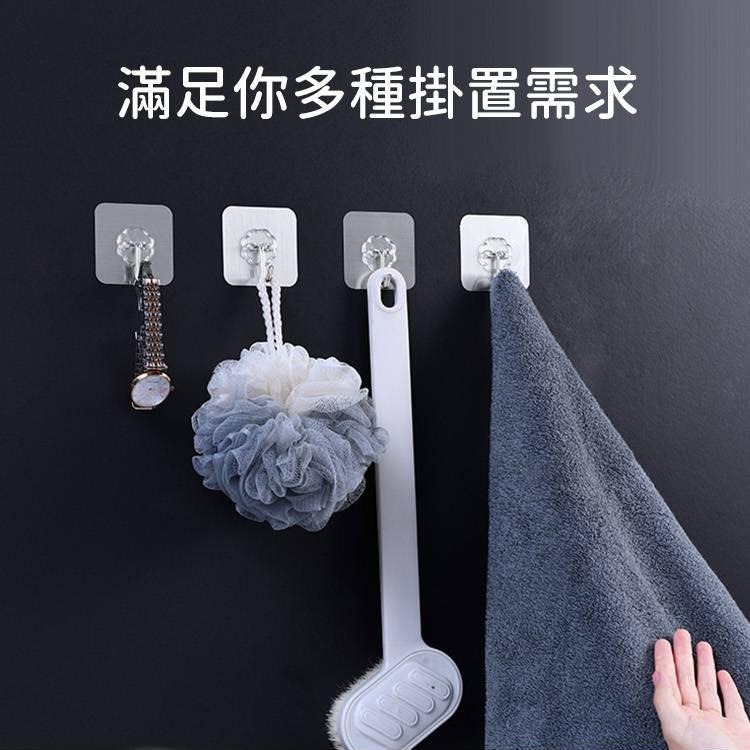 【台灣快速出貨】透明無痕不鏽鋼掛鉤 收納用品 居家 廚房 浴室掛勾 浴廁掛鉤 衣架掛勾 廚房用品 整理用品 收納女王-細節圖3