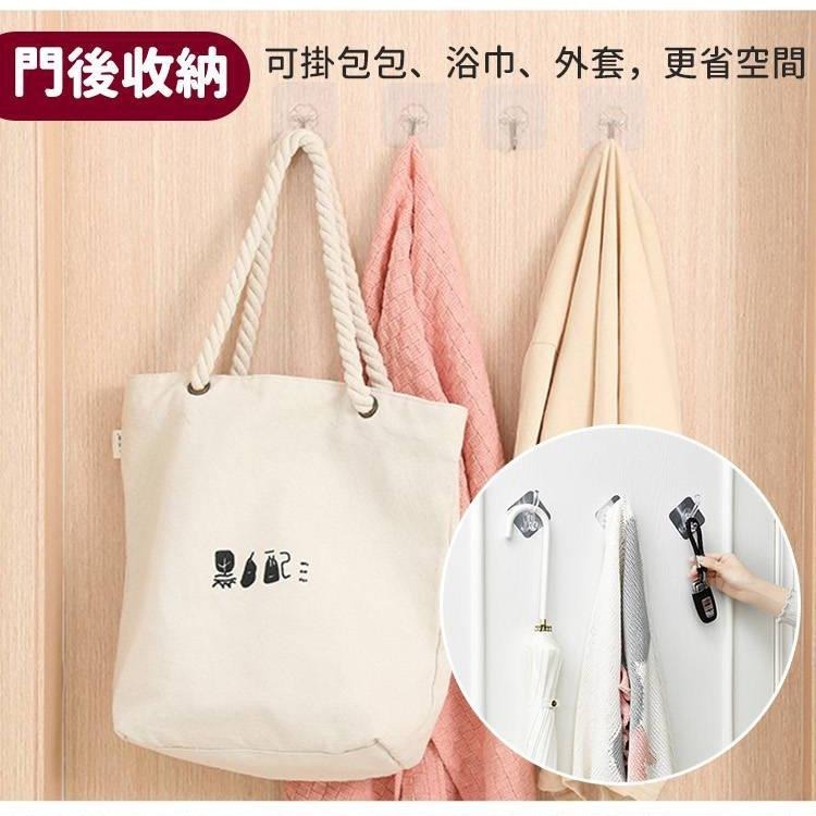 【台灣快速出貨】透明無痕不鏽鋼掛鉤 收納用品 居家 廚房 浴室掛勾 浴廁掛鉤 衣架掛勾 廚房用品 整理用品 收納女王-細節圖4