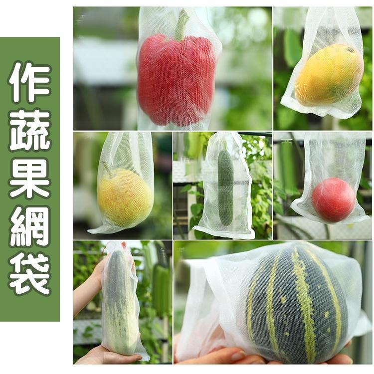 【台灣快速出貨】高級束口網袋 歐根紗袋 透氣袋 防蟲網袋 水果套袋 蔬菜套袋 雪紗袋 婚禮禮品包裝袋 百香果套袋-細節圖8