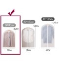 【台灣快速出貨】高級磨砂透明大衣西裝防塵套 防潑水衣物防塵套 禮服收納袋 衣櫃套 掛衣袋 防蟲防潮 收納女王-規格圖9