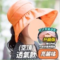 【台灣快速出貨】高級加寬帽沿防曬遮陽帽 露營帽 爬山帽 野餐帽 遮陽帽 帽子 防曬帽 空頂帽 淑女帽 收納女王-規格圖6