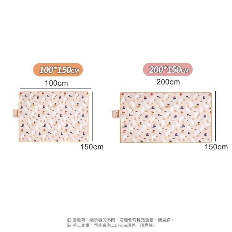 【台灣快速出貨】高級防水牛津布野餐墊 大尺寸露營墊 遊戲墊 戶外郊遊墊 沙灘墊 地墊 爬行墊 方便攜帶 登山用 收納女王-細節圖2