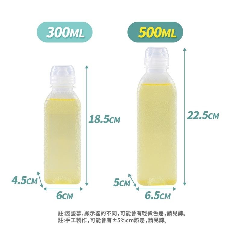 【台灣快速出貨】刻度控量透明油壺 300/500ml 擠壓式油瓶 醬料瓶 醬料分裝瓶 料理醬料罐 露營廚房用品 收納女王-細節圖9