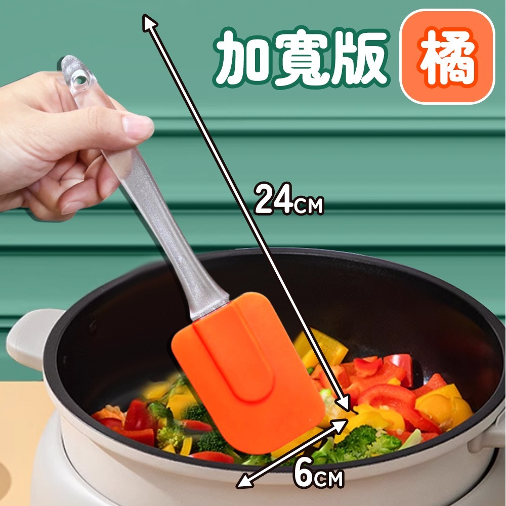 【台灣快速出貨】烘焙工具不沾鍋廚具 矽膠廚具 不沾鍋鏟 煎鏟 耐熱刮刀 鍋鏟 抹刀 不沾鍋廚具 廚房用具  收納女王-規格圖9
