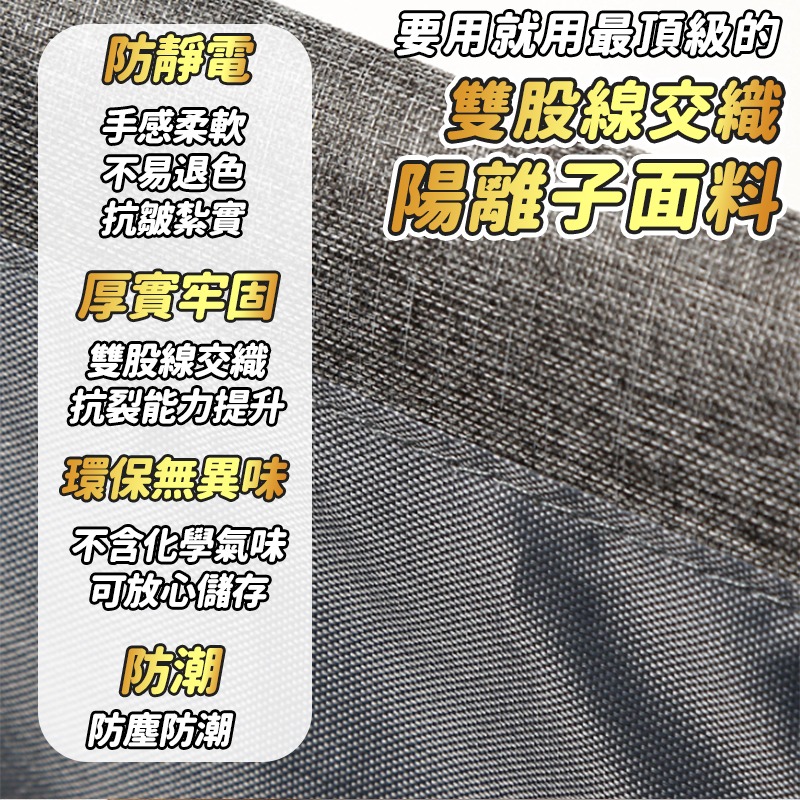 【台灣快速出貨】鋼架支撐 特厚陽離子折疊收納箱 衣櫃整理盒 收納籃 提把收納盒 折疊置物盒 衣物褲子整理盒 摺疊盒-細節圖4