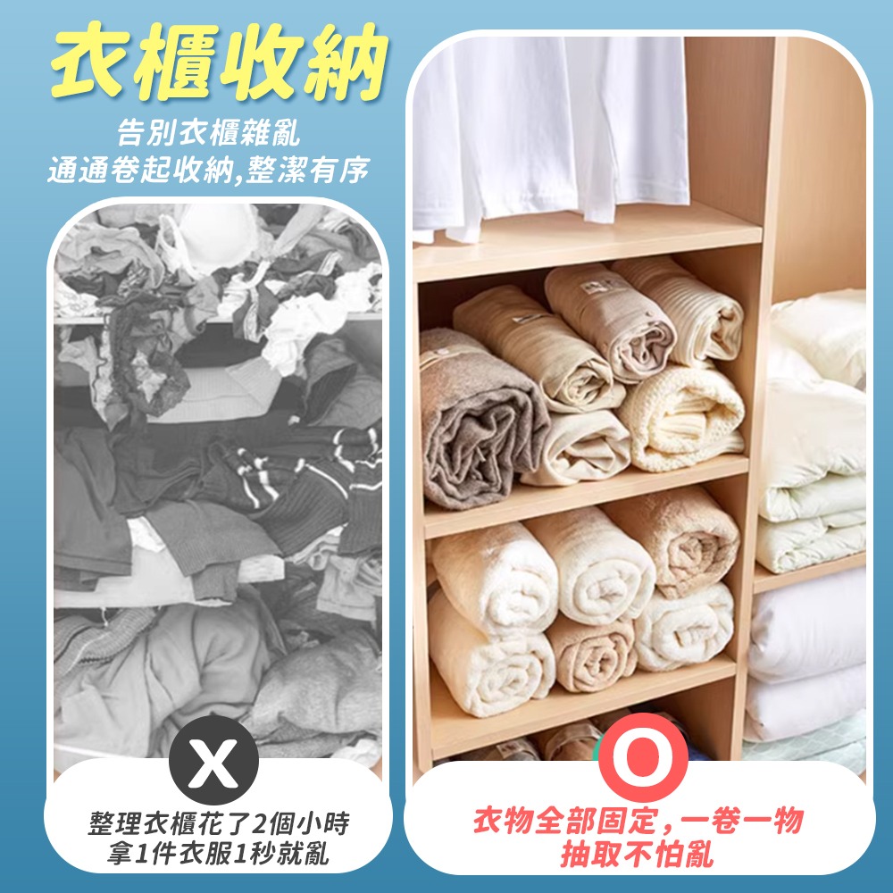 【台灣快速出貨】衣物收納帶 捆綁帶 行李旅行收納袋 衣櫃收納帶 卷捆帶 鬆緊帶 彈性帶 褲子整理帶 窗簾綁帶 收納女王-細節圖5