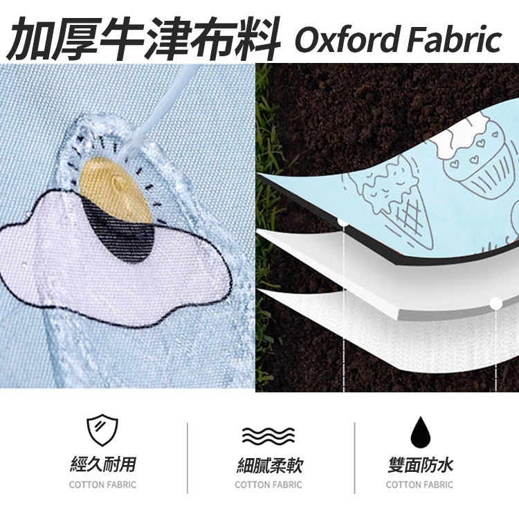【台灣快速出貨】 200*200cm北歐風防水牛津布野餐墊 大尺寸露營墊 遊戲墊 戶外郊遊墊 沙灘墊 收納女王-細節圖8