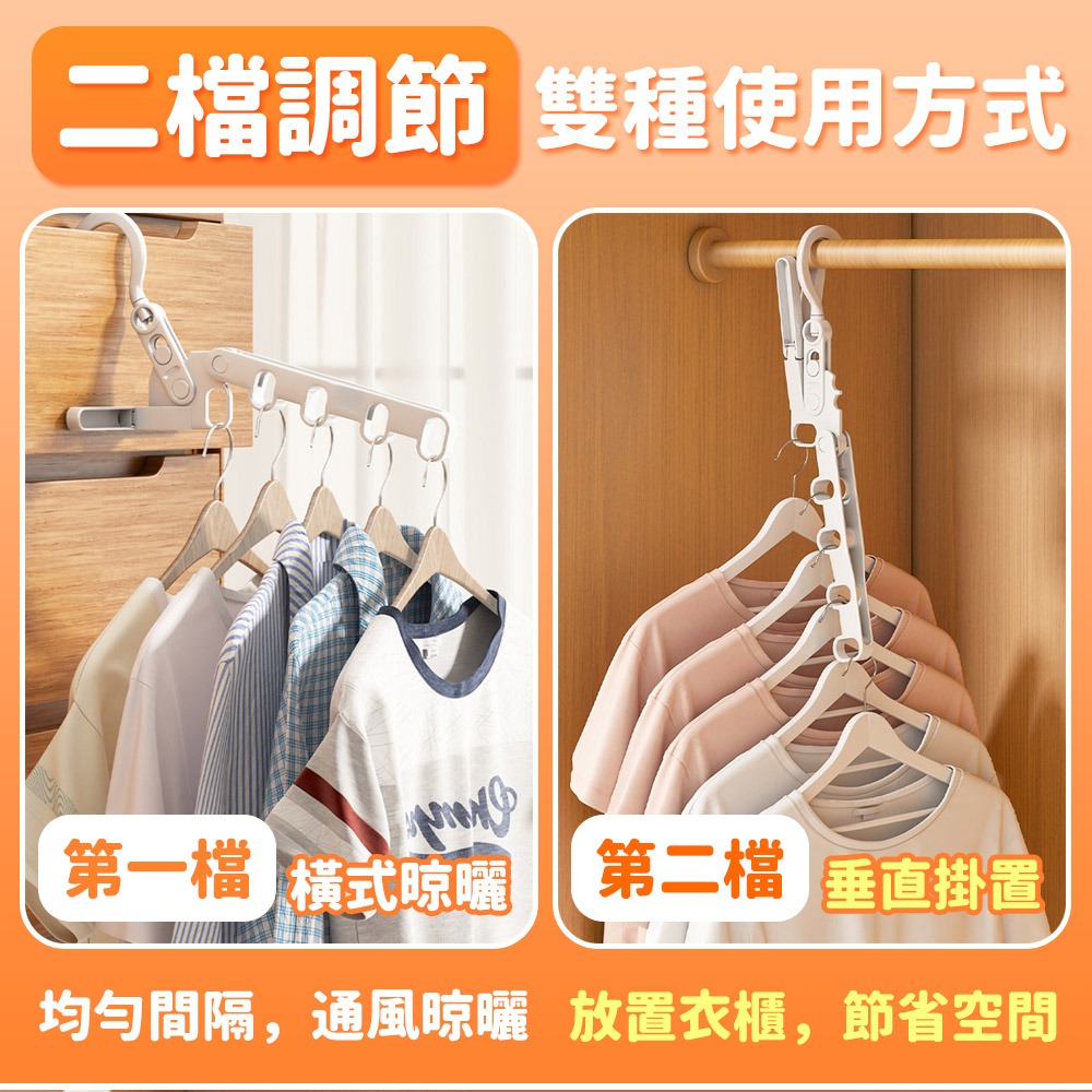 【台灣快速出貨】5孔折疊晾衣架 摺疊曬衣架 門後曬衣架 窗戶晾曬架 旅行曬架 室內晾曬架 架子 衣架  收納女王-細節圖4